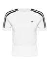 Adidas Originals Logo-patch T-shirt In White