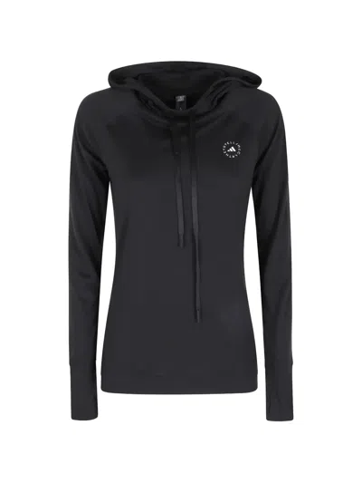 Adidas Originals Logo-print Hoodie In Blue