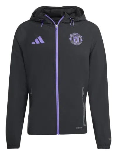 Adidas Originals Logo-print Jacket In Black