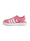 Adidas Originals Logo-print "rose Tone" Sandals In Pink