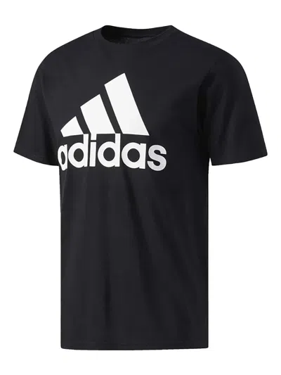 Adidas Originals Logo-print T-shirt In Black