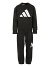 Adidas Originals Logo-print Tracksuit In Black