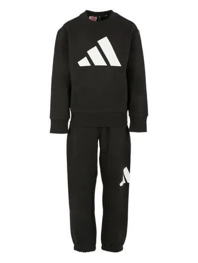 Adidas Originals Kids' Logo-print Tracksuit In Black
