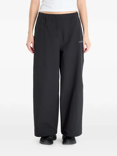 Adidas Originals Logo-print Trousers In Black