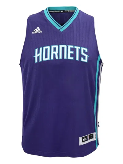 Adidas Originals Logo-print Vest In Purple