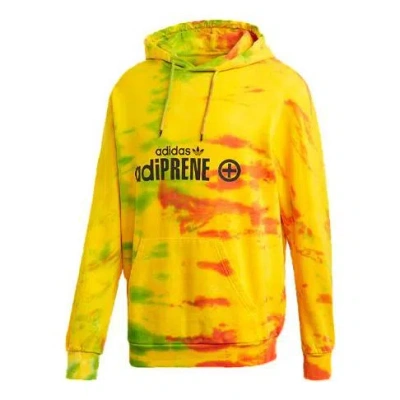 Adidas Originals Logo Printing Tie Dye Yellow