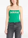 Adidas Originals Logo Tank Top In Green