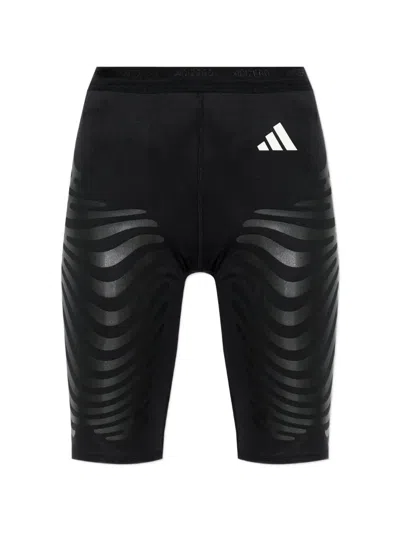 Adidas Originals Logo Wave Shorts In Black