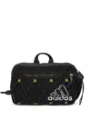 Adidas Originals Logo Webbing Belt Bag In Black