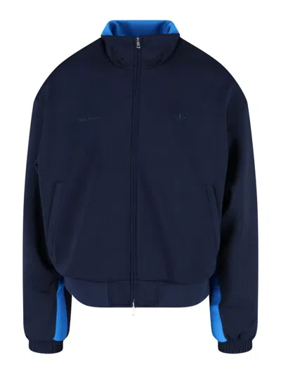 Adidas Originals Adidas X Wales Bonner Logo Zip Jacket Blue