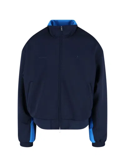 Adidas Originals Adidas X Wales Bonner Logo Zip Jacket Blue
