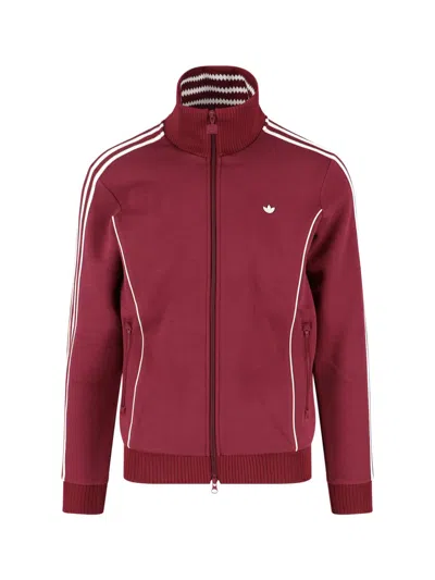 ADIDAS ORIGINALS LOGO ZIP SWEATSHIRT