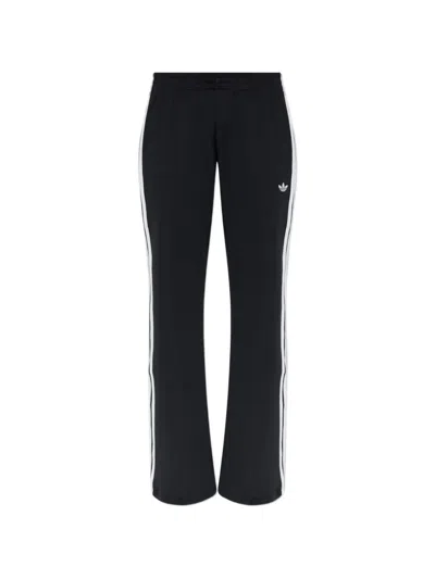 Adidas Originals Logo-embroidered Side-stripe Track Pants In Black