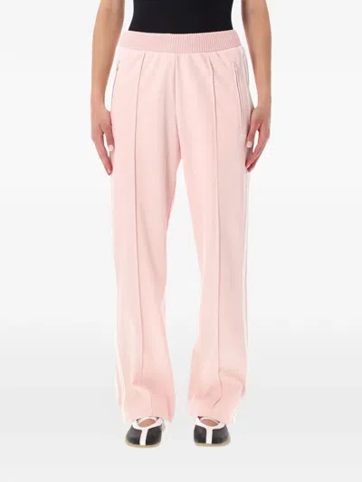 Adidas Originals Logo-embroidered Side-stripe Track Pants In Pink