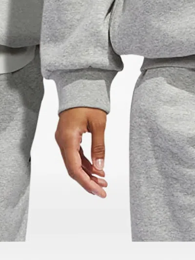 Adidas Originals Logo-print Basketball Track Pants In Gray