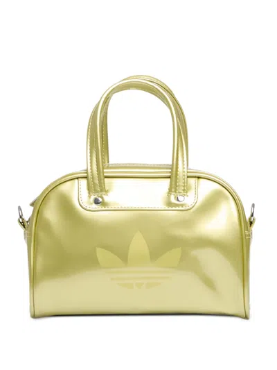 Adidas Originals Logo-print Tote Bag In Gold