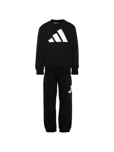 Adidas Originals Kids' Logo-print Tracksuit In Black