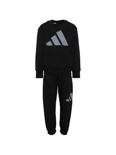 Adidas Originals Kids' Logo-print Tracksuit In Black