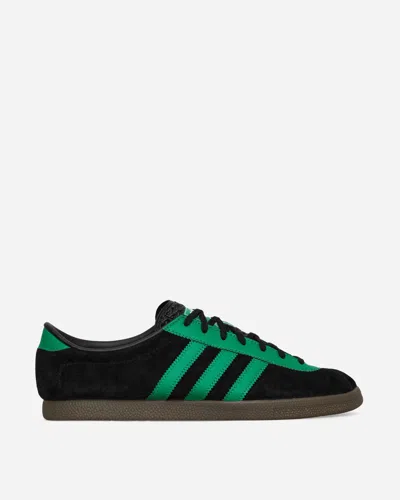 Adidas Originals London 绒面皮运动鞋 In Core Black/green/gum5