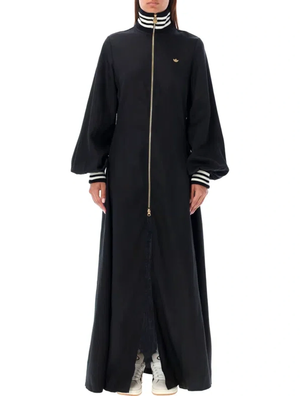 princess polly baby blue dress Adidas Originals Long Dress Satin In Black