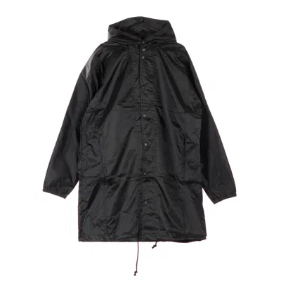Adidas Originals Long Men's Trefoil Coat Jacket In Black