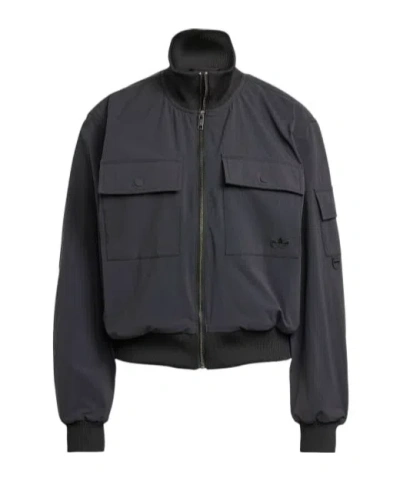 Adidas Originals Long Sleeve Casual Jacket In Black