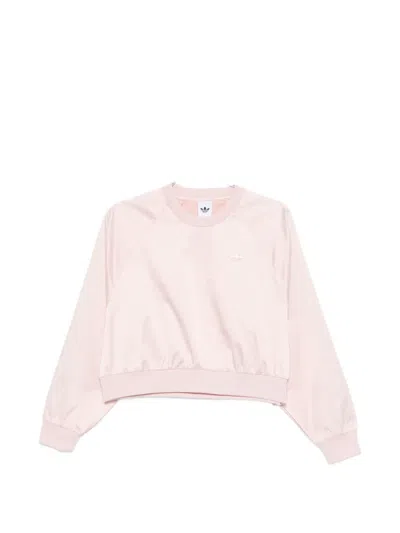 Adidas Originals Long-sleeve Sweatshirt In Pink