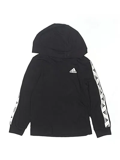 Pre-owned Adidas Originals Kids' Long Sleeve T-shirt In Black