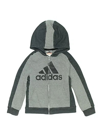 Pre-owned Adidas Originals Kids' Long Sleeve T-shirt In Gray
