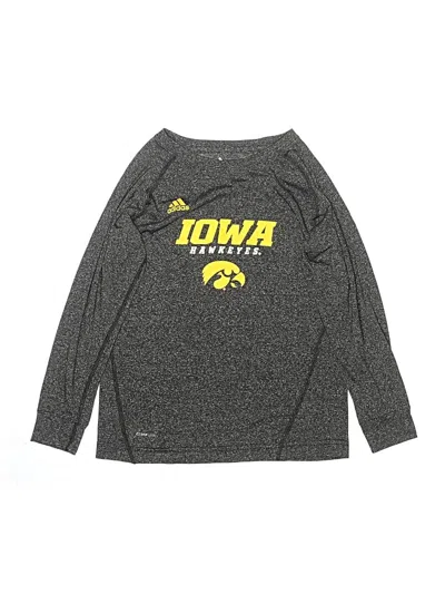 Pre-owned Adidas Originals Kids' Long Sleeve T-shirt In Gray