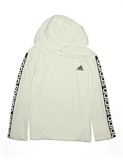 Pre-owned Adidas Originals Kids' Long Sleeve T-shirt In Ivory