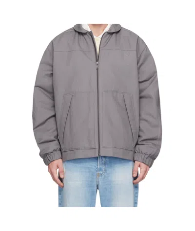 Adidas Originals Gray Premium Essentials Padded Jacket In Trace Grey