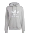 Adidas Originals Trefoil Warm-up Cotton Sweatshirt In Gray