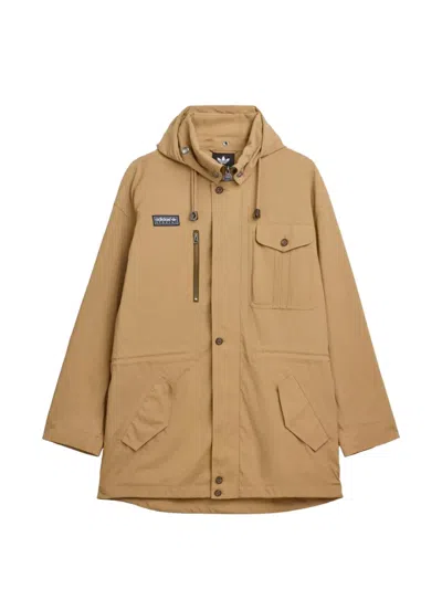 Adidas Originals Longridge Spzl Parka In Animal Print