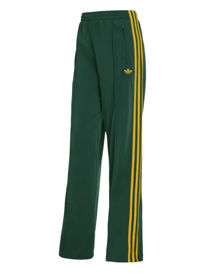 Adidas Originals Loose Stripe Track Pants In Green