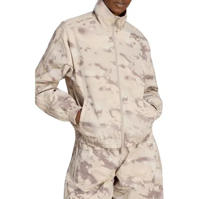 Adidas Originals Loose Track Jacket In Wonderbeige