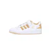 Adidas Originals Low Men's Shoe Forum Low Cloud White/pulse Amber/orange Rush In Cloud White/pulse Amber/orange Rush