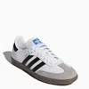 Adidas Originals Low-top Sneakers With Contrast Stripes And Suede Accents In White