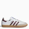 ADIDAS ORIGINALS ADIDAS ORIGINALS LOW SAMBA OG WHITE/BURGUNDY TRAINER