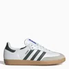 Adidas Originals Samba Og "cloud White/collegiate Green/grey Two/gum" Sneakers In White