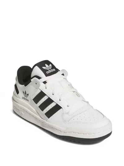 Adidas Originals Kids' Low Three Stripes Sneakers In White