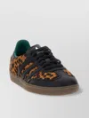 Adidas Originals Low-top Animal Print Rubber Sole Sneakers In Black
