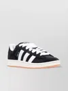 Adidas Originals Low-top Round Toe Sneaker With Flat Rubber Sole In White