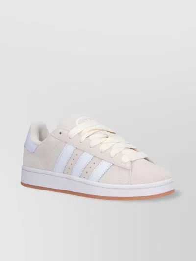 Adidas Originals Low Top Rubber Sole Sneakers In White