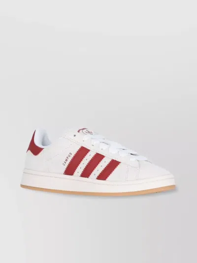 Adidas Originals Low Top Sneakers Contrast Stripes In White