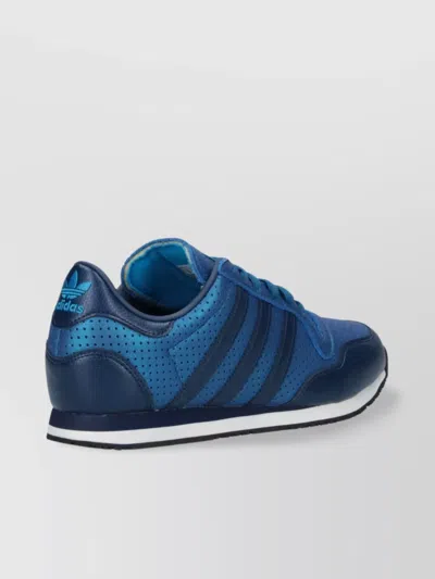 Adidas Originals Low Top Sneakers Perforated Detailing In Blue