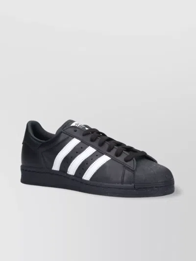 Adidas Originals Low Top Sneakers Signature Stripes In Black