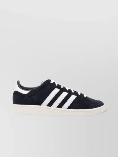 Adidas Originals Low-top Suede Sneakers Iconic Stripes In Blue