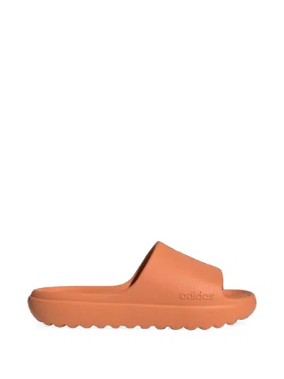 Adidas Originals Lumia Adilette Slides In Orange