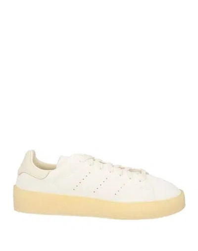 Adidas Originals Man Sneakers Ivory Size 7 Leather In White